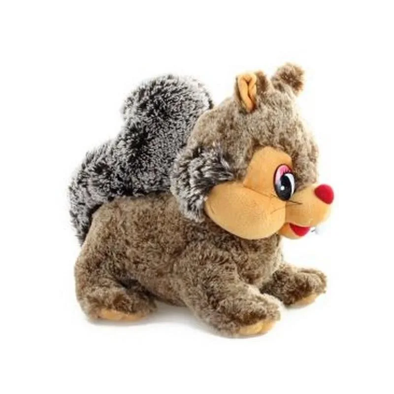Veverička plyšová 30cm