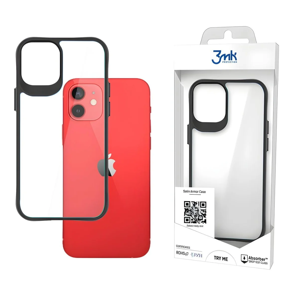 Puzdro pre iPhone 12/iPhone 12 Pro - Transparentná 1ks, Absorber175™, 1,5
