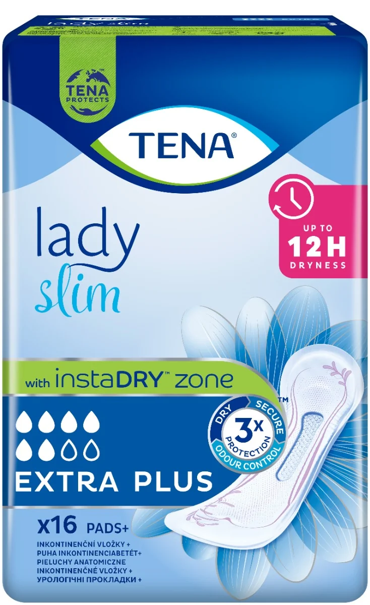 TENA Lady Slim Extra Plus 1×16 ks, vložky pre ženy so stredným únikom moču