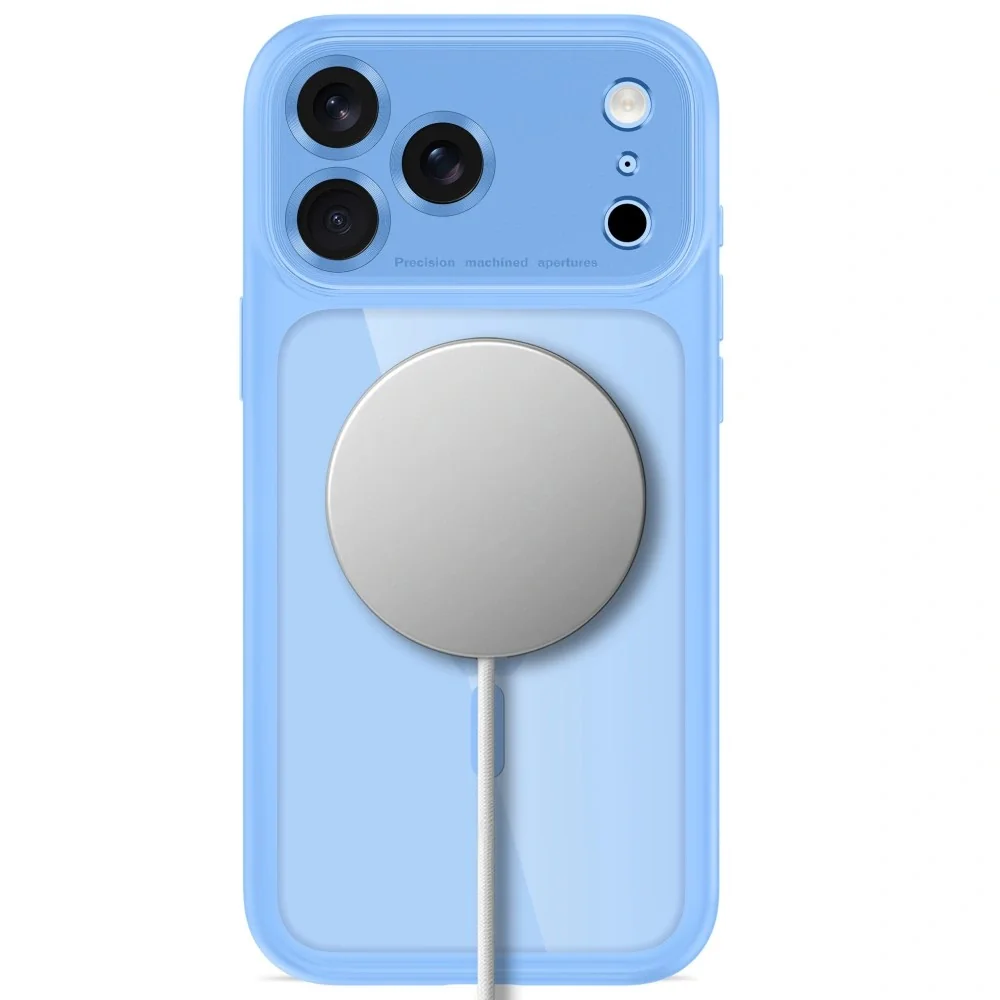 Tech-Protect MagPeak MagSafe CC kryt na iPhone 17 Pro / 18 Pro, svetlomodrý