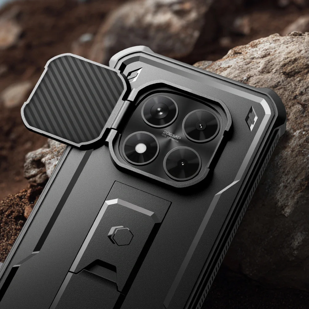 Tech-Protect Kevlar Cam kryt na Xiaomi Redmi Note 15 Pro 5G, čierny
