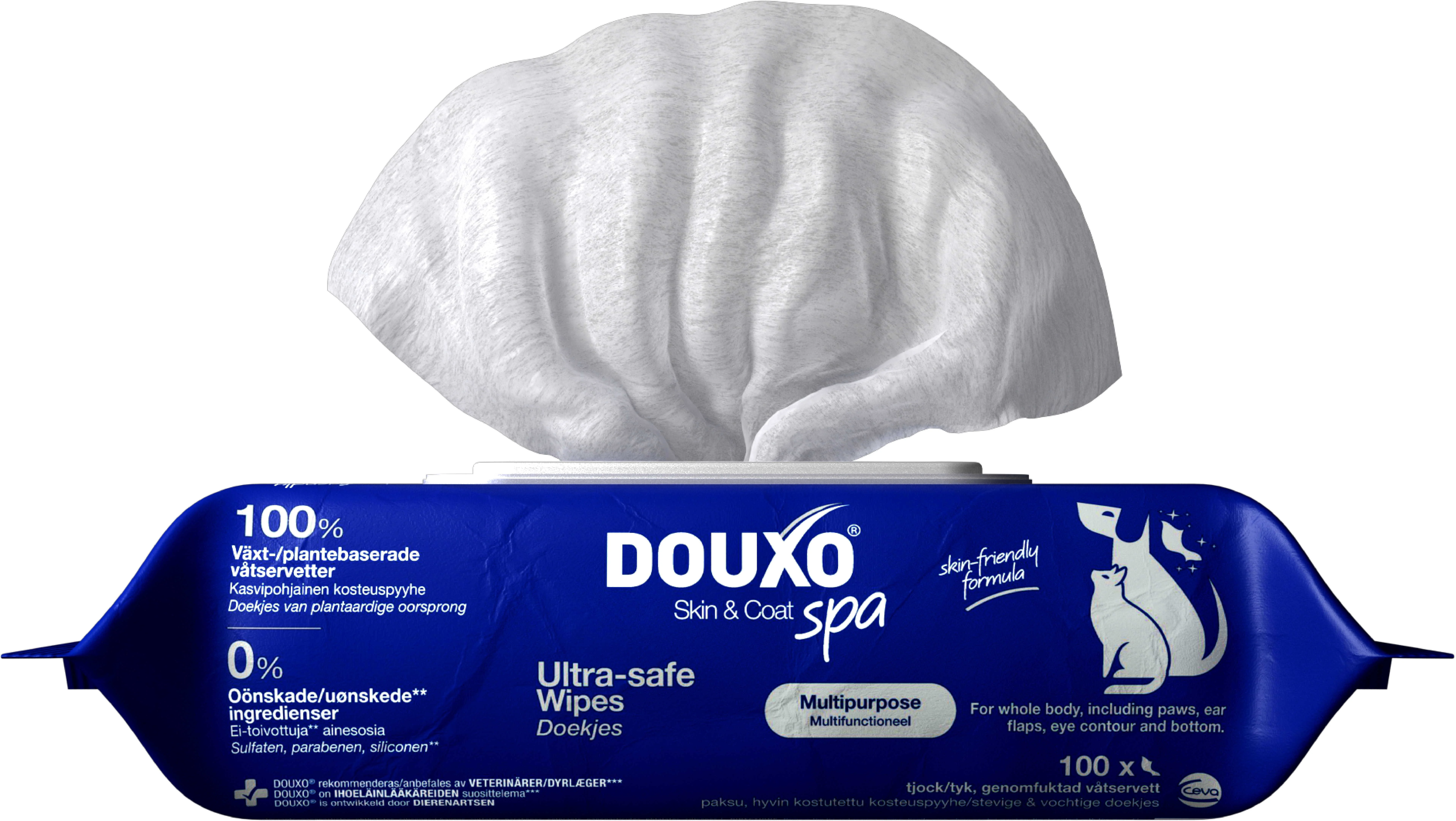 DOUXO® Skin & Coat SPA univerzálne vlhčené utierky 100 ks