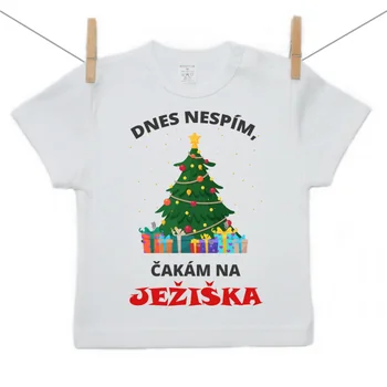 Boodyy Tričko s krátkym rukávom Dnes nespím, čakám na Ježiška Veľkosť: 128