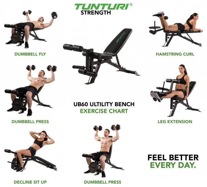 Posilňovacia lavica na jednoručky UB60 Utility Bench