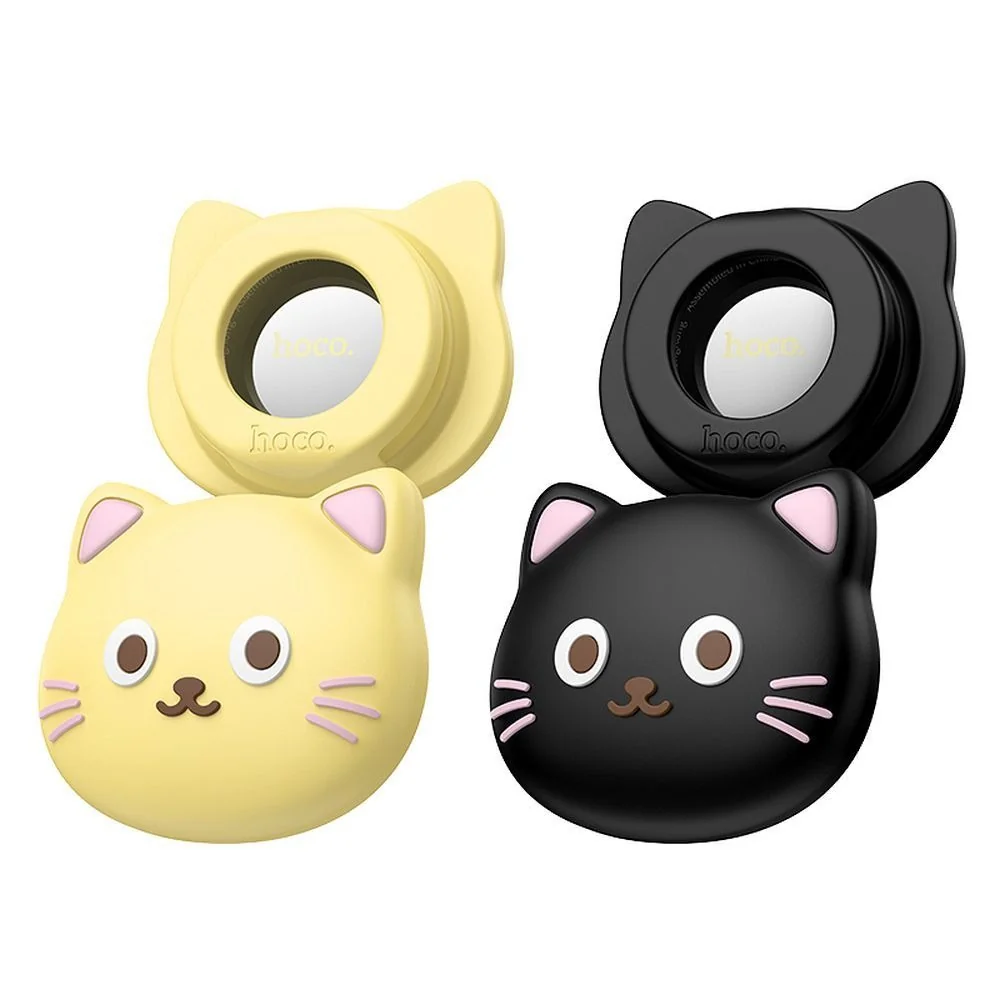 Hoco E91D Cat lokalizátor Apple FindMy, béźový