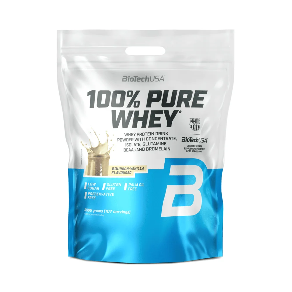 BioTech USA 100% Pure Whey 3000 g bourbon vanilka 3000 g