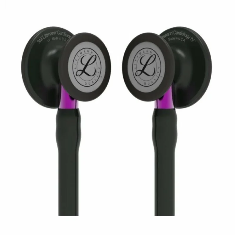 Littmann Cardiology IV 6203 Black Finish Edition stetoskop čierny/fialový