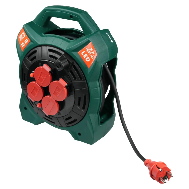 Bubon GUMA 15m/4z+18W LED svetlo 3x1,5mm DPM PB1515L