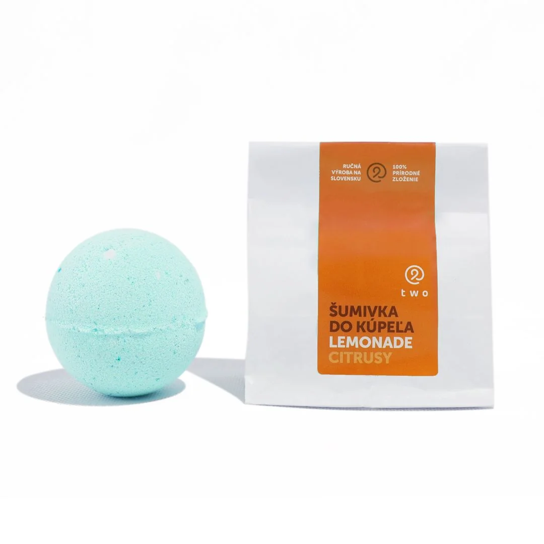Two cosmetics Bomba do kúpeľa LEMONADE 1×120 g, bomba do kúpeľa