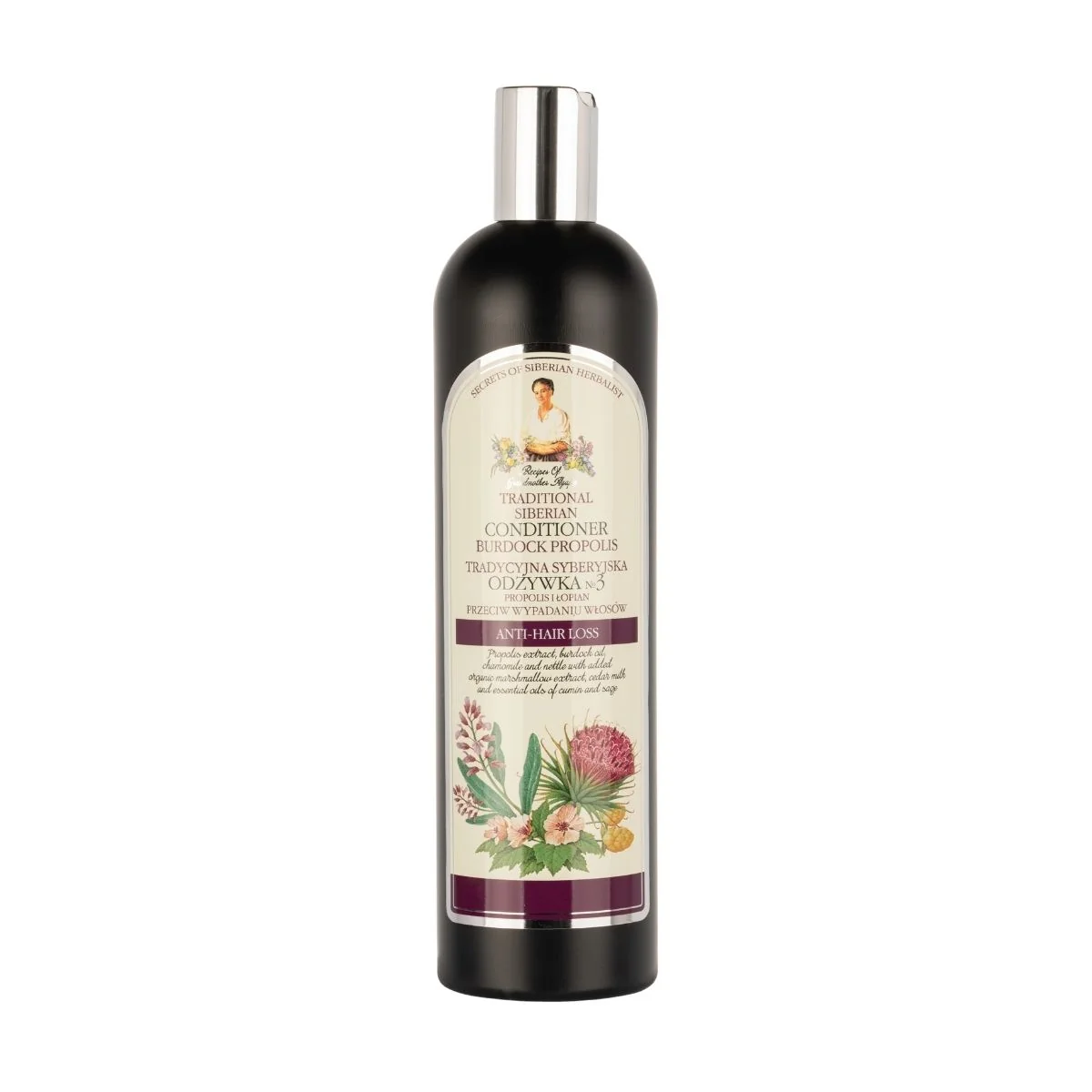 Kondicionér na vlasy №3 – lopúchový propolis - 550 ml - Babička Agafia