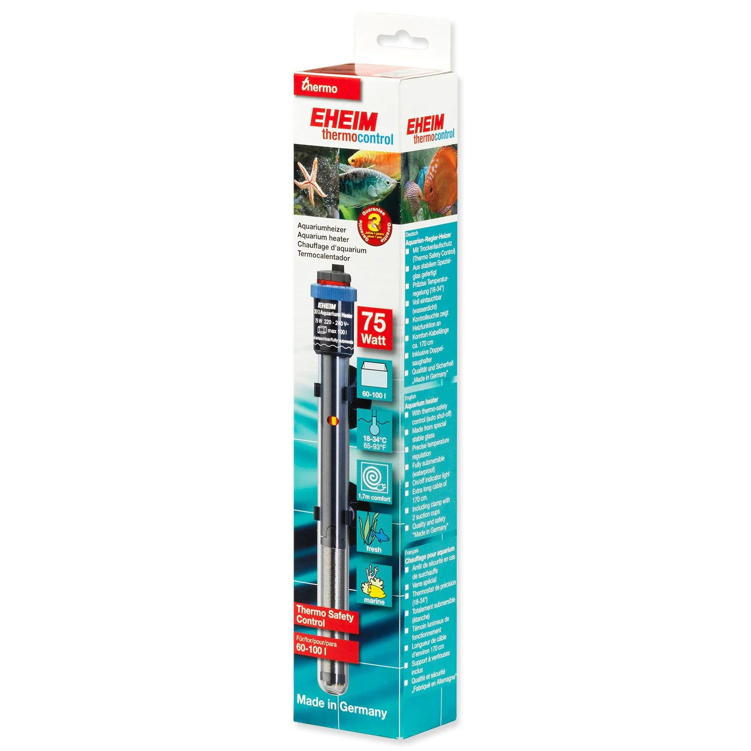 Ohrievač Eheim Thermocontrol 75W,60-100l