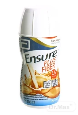 Ensure PLUS FIBER 1×200 ml,  čokoládová príchuť