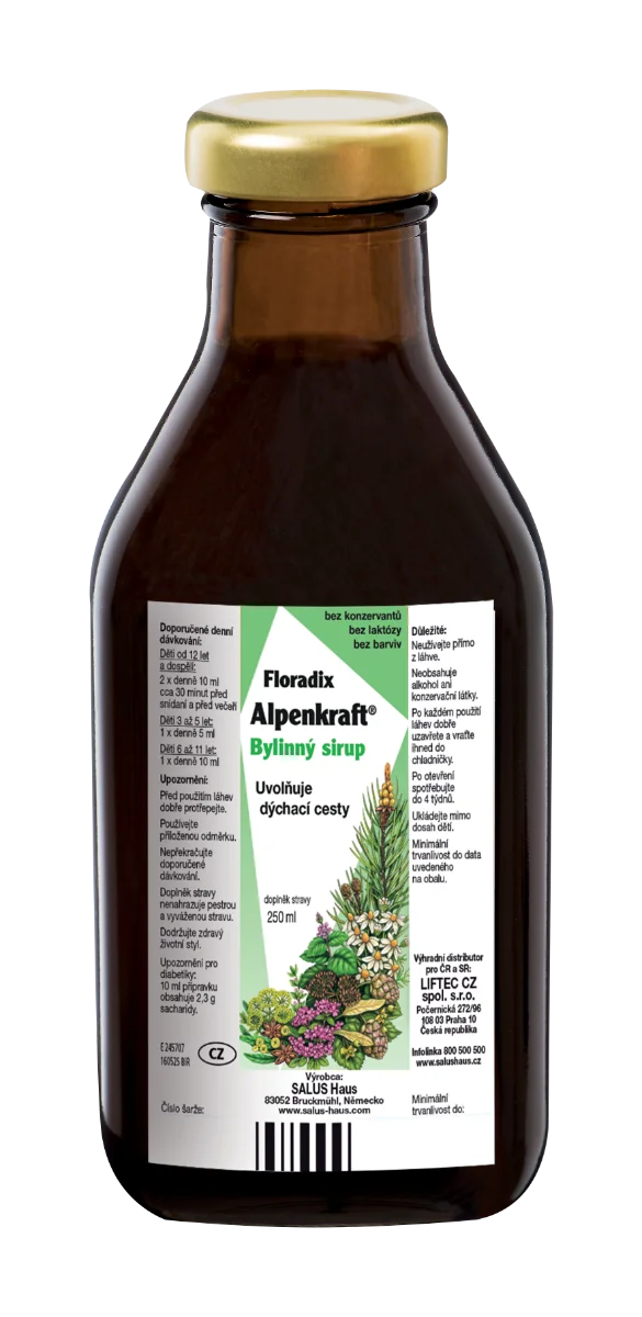 SALUS Alpenkraft 1×250 ml, bylinný sirup