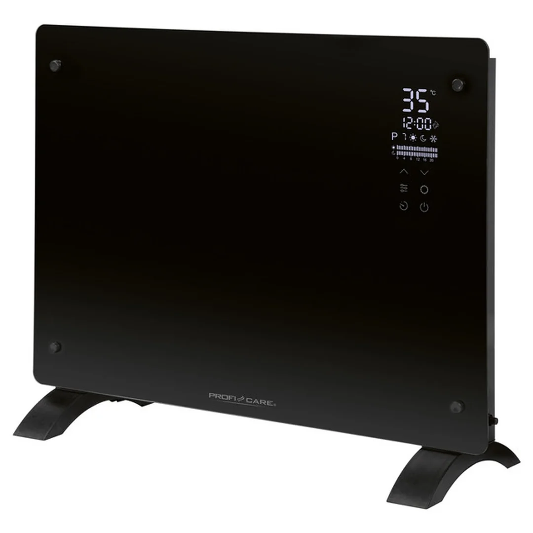ProfiCare GKH 3118 sklenený konvektor čierny 1500 W