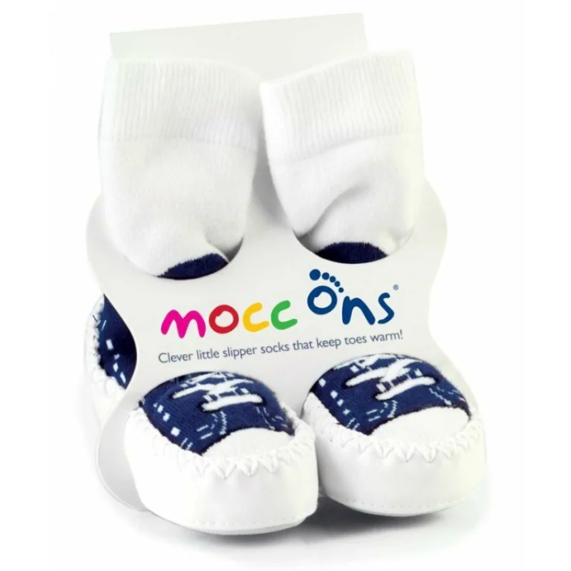Mocc Ons - Balerínky Sneakers Navy 12-18 mesiacov
