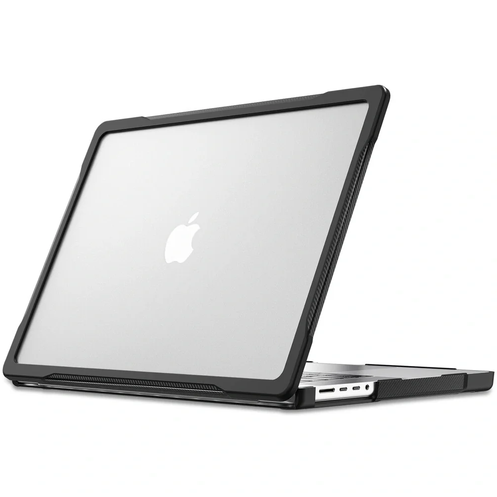 Tech-Protect Velar puzdro na MacBook Pro 16'' M1-M5 / M5 Pro / M5 Pro Max 2021-2026, čierne / priesvitné