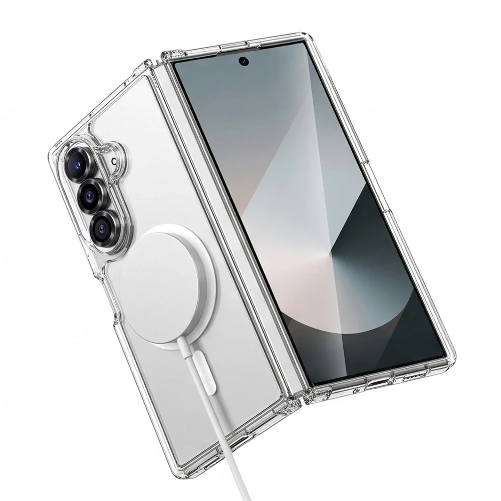Tech-Protect FlexAir Hybrid MagSafe kryt na Samsung Galaxy Z Fold 8 Ultra, priesvitný