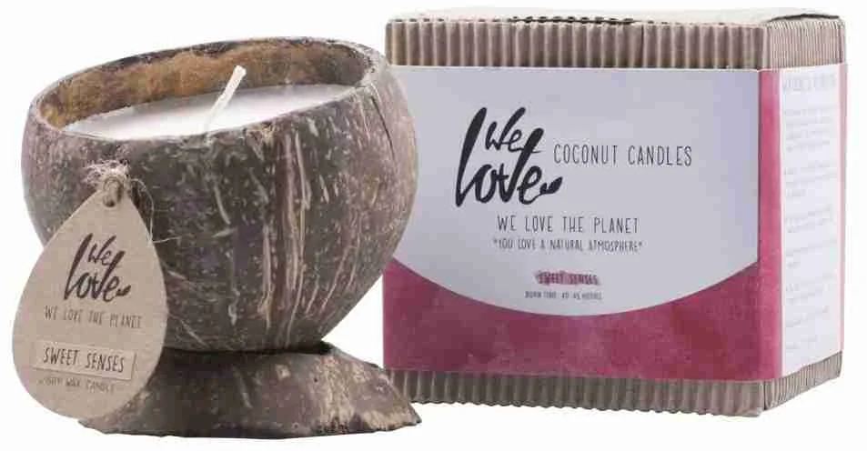 WE LOVE THE PLANET SOJOVA SVIECKA KO S.SENSES 190G 1×190g, sójová sviečka