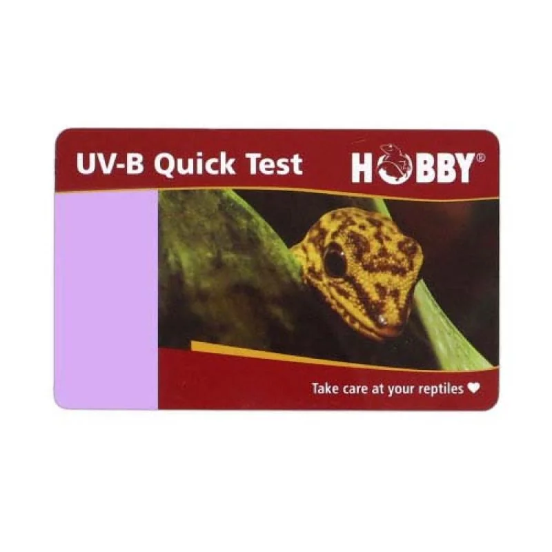HOBBY rýchly test na meranie UVB žiarenia do terária 2ks