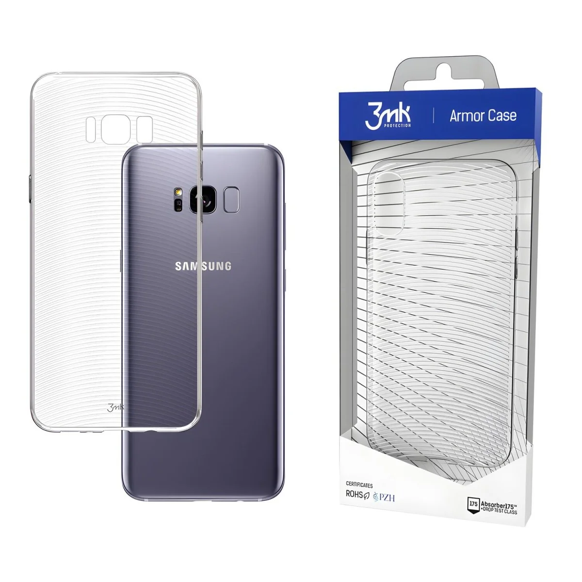 Puzdro pre Samsung Galaxy S8 Plus - Transparentná 1 x 3mk Armor Case