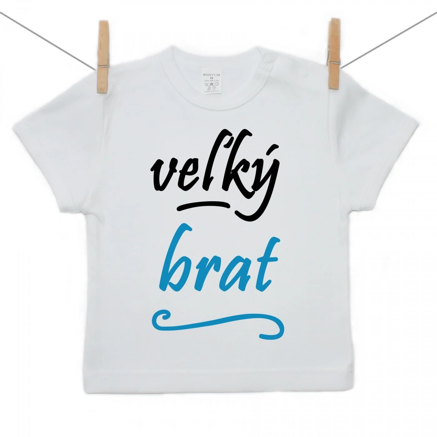 Boodyy Tričko s krátkym rukávom Veľký brat Veľkosť: 92