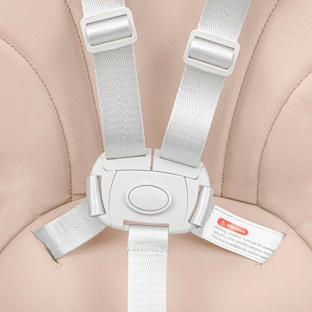 Jedálenská stolička Baby Mix Nora dusty pink , 20C52918