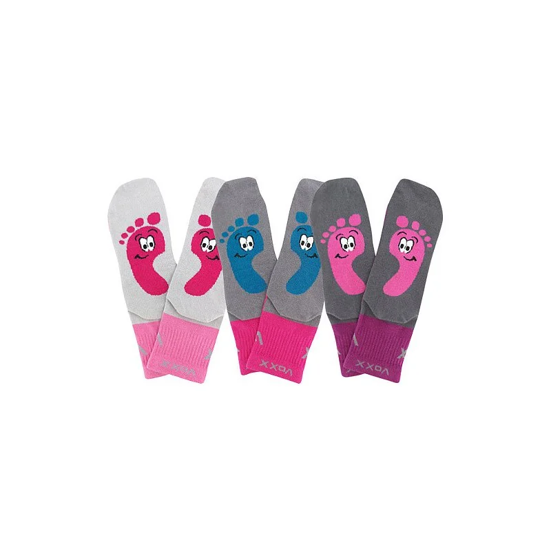 3PACK detské ponožky Voxx viacfarebné (Barefootik-mix-girl) 25/29