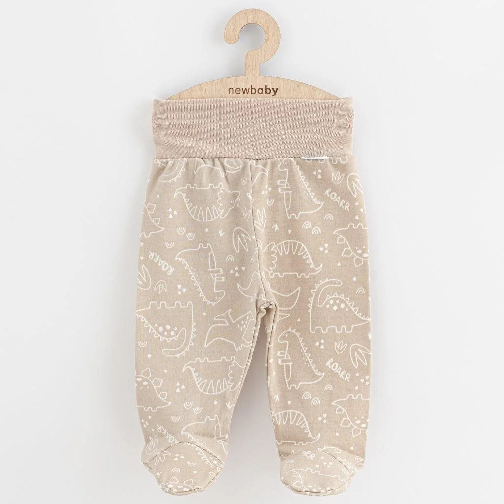 Dojčenské polodupačky New Baby Classic II Uni 3ks béžová 80