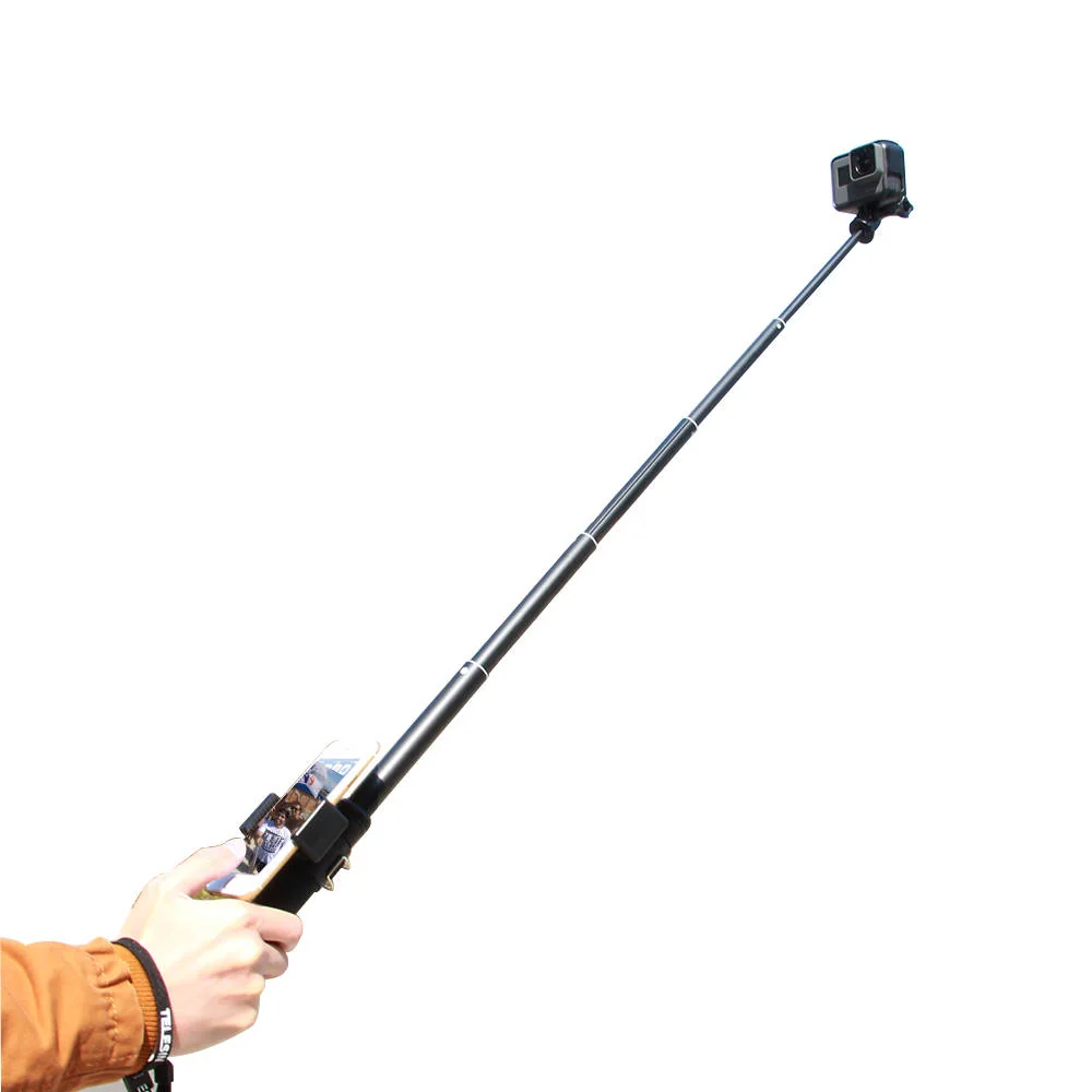 Telesin Selfie tyč pre športové kamery, čierna