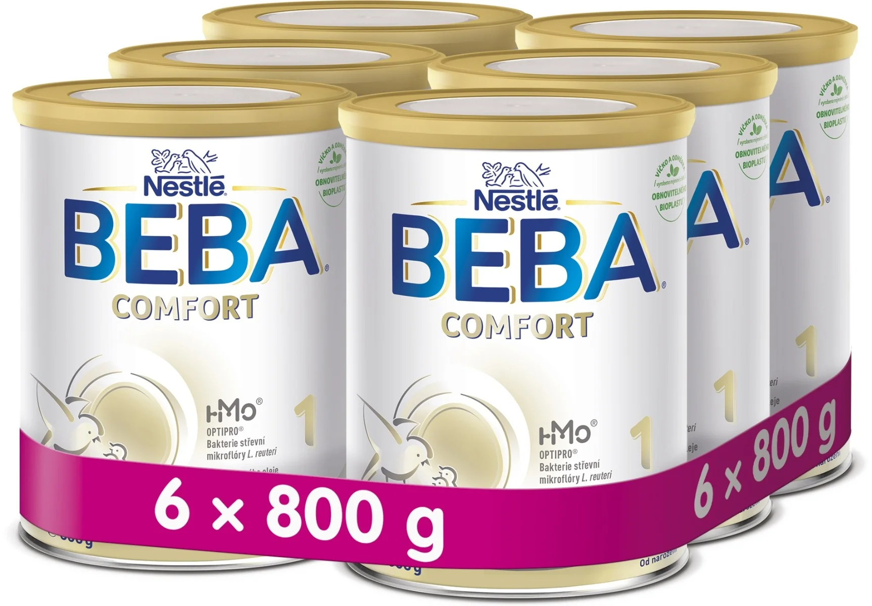 BEBA COMFORT 1 HM-O 6×800 g, mliečna výživa, od narodenia