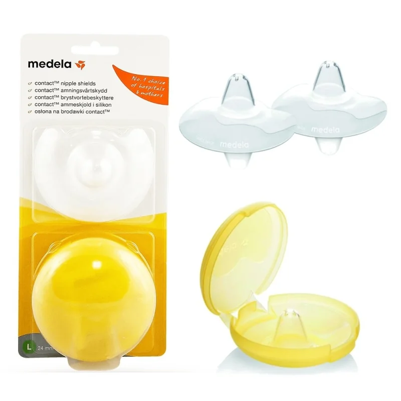 Medela Dojčiace klobúčiky na bradavky M