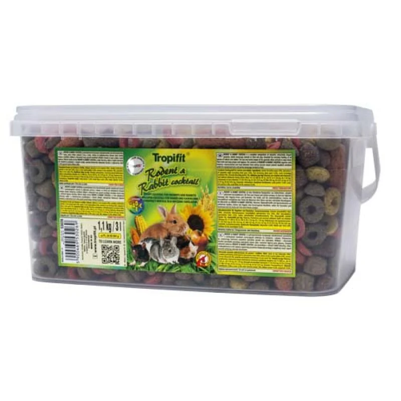 TROPIFIT Rodent & Rabbit Cocktail 3l/ 1,1kg granule pre hlodavce a pre králiky