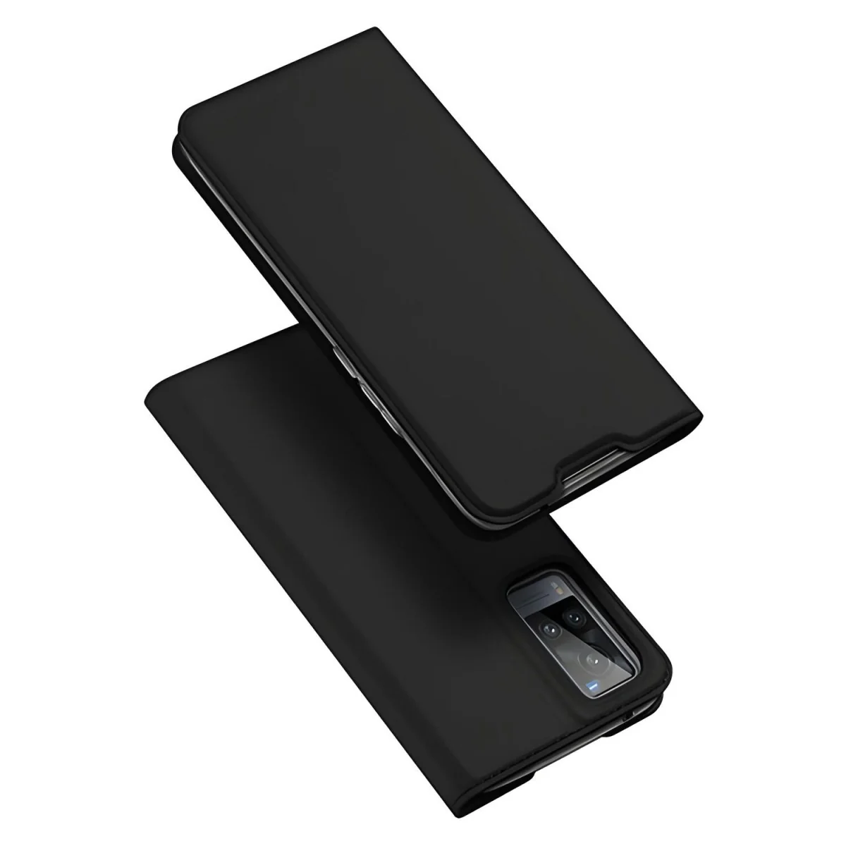 Knižkové puzdro pre Vivo X60 - Čierna