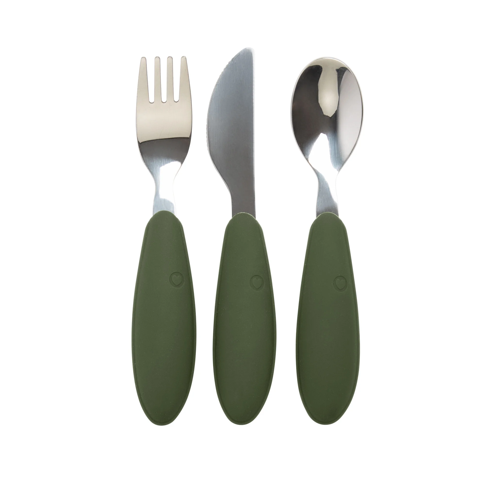 BIBS detský nerezový príbor - Hunter Green Hunter Green