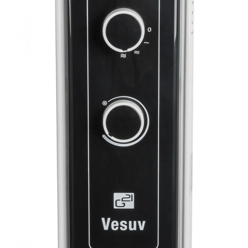 G21 Olejový radiátor Vesuv biely, 9 rebier, 2000 W Vesuv biely, 9 rebier, 2000 W RO65G219
