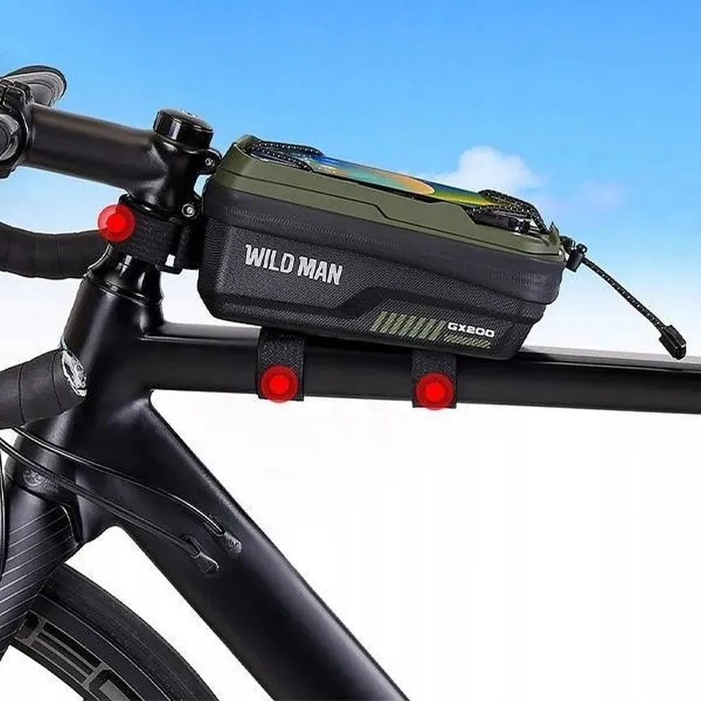 Wild Man GX200 cyklistická taška s puzdrom na mobil 4 - 7'', zelená