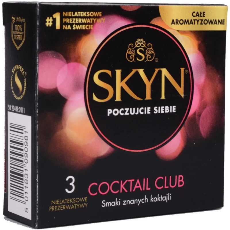 Cocktail Club – bezlatexové kondomy (3 ks)