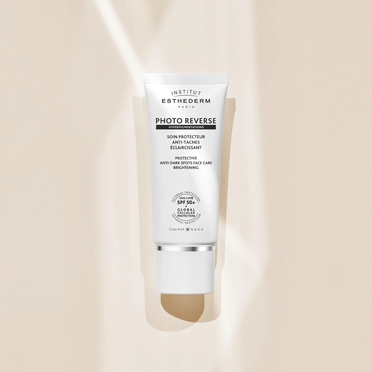 INSTITUT ESTHEDERM PHOTO REVERSE Ochranný rozjasňujúci krém proti pigmentovým škvrnám SPF 50+ 50 ml 1×1 ks, krém