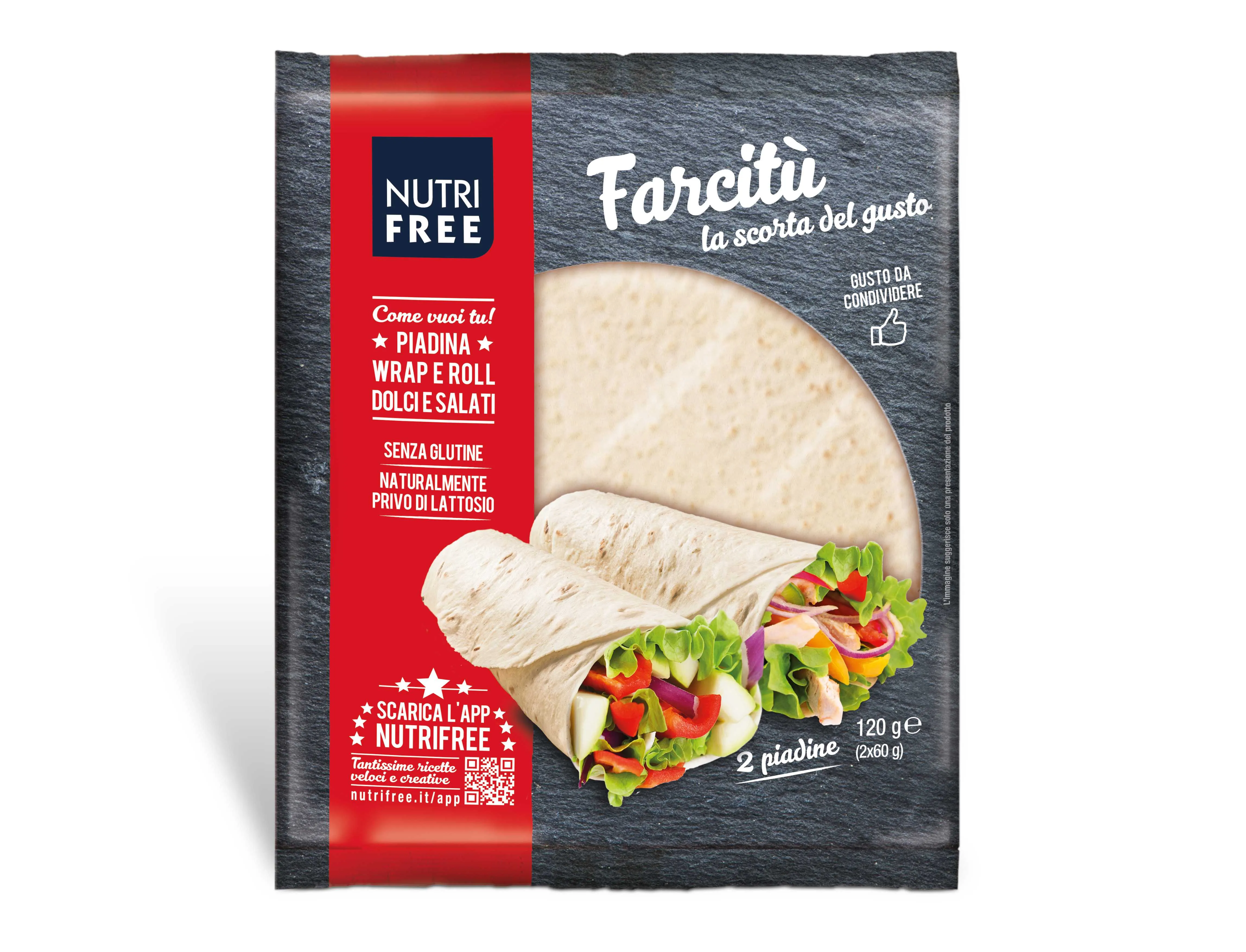 Nutrifree Farcitu wrap/tortilla