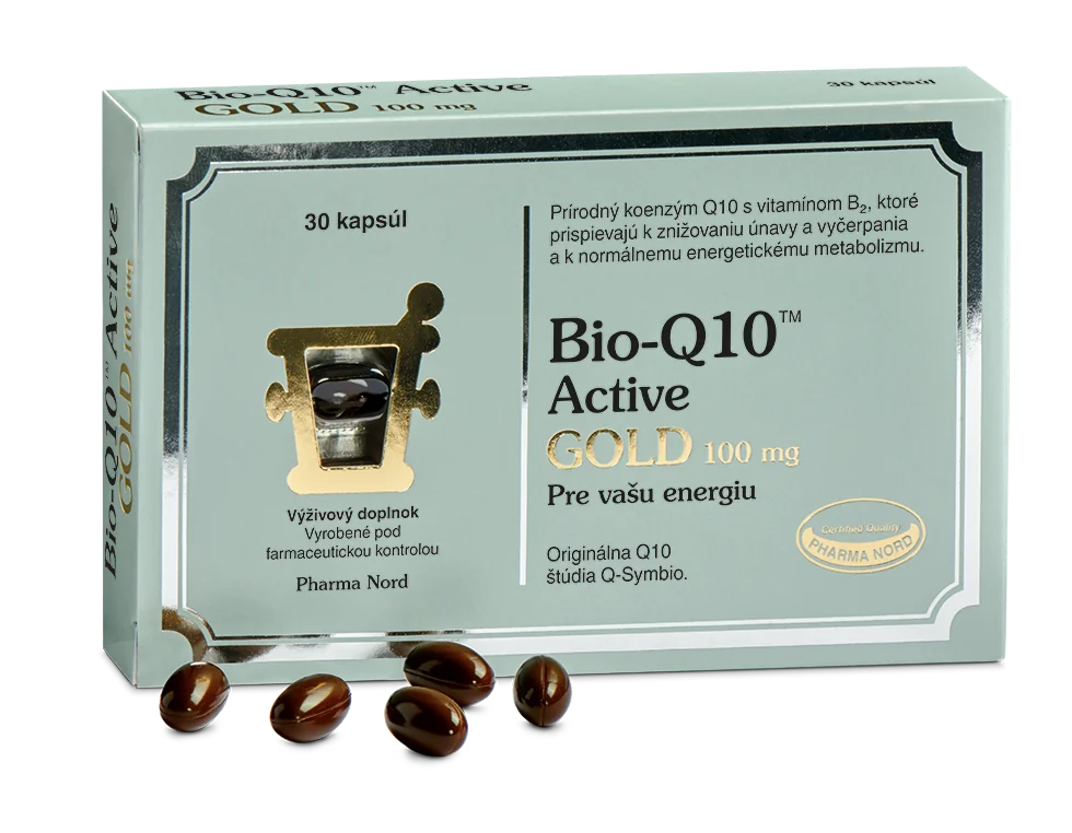 PHARMA NORD BIO-Q10 ACTIVE GOLD 30 cps 1×30 cps, výživový doplnok