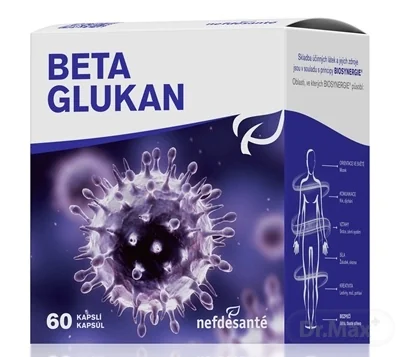 Nef de Santé BETA GLUKÁN 100 mg 6×10 cps, výživový doplnok