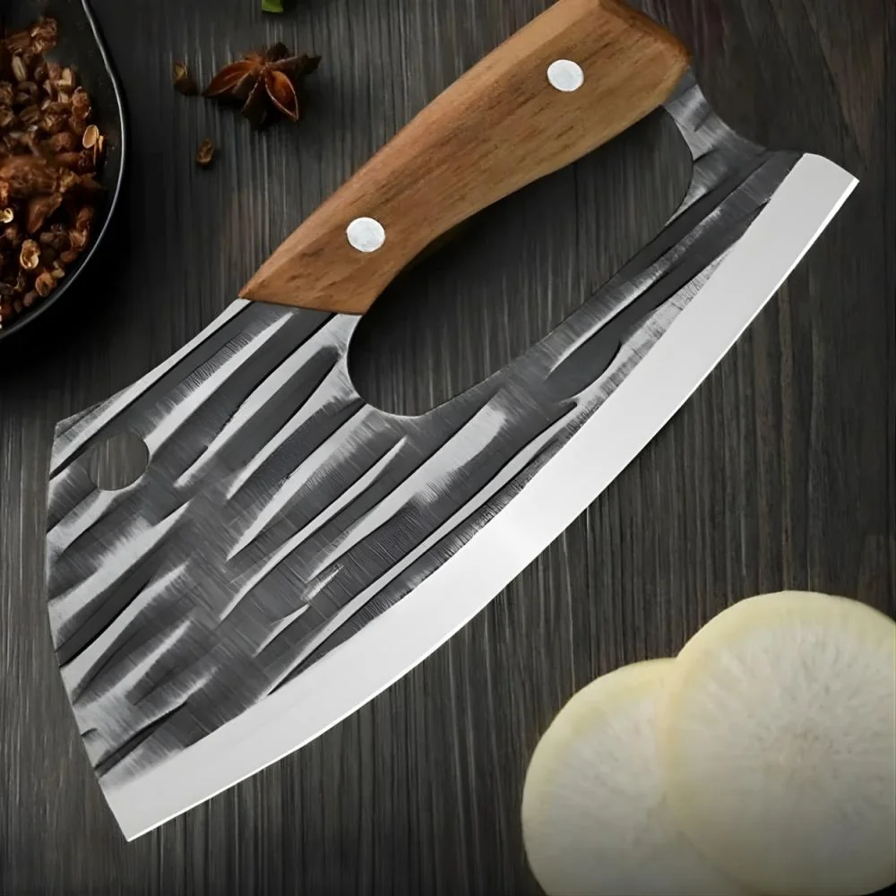 Kuchynský nôž sekáčik 21 cm s drevenou rukoväťou