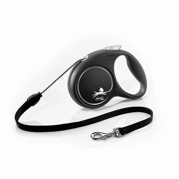 Flexi Black Design M Lanko 5m/20kg Strieborné 1×1 ks