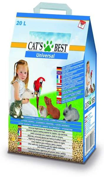 Cats Best Podstielka Uni 20l/11kg 1×11 kg, viacúčelová podstielka