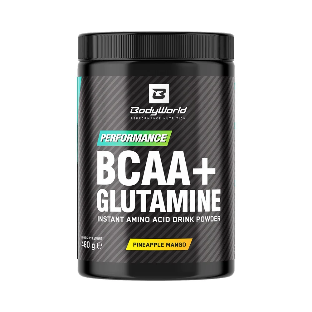BodyWorld BCAA + Glutamine 480 g pomaranč