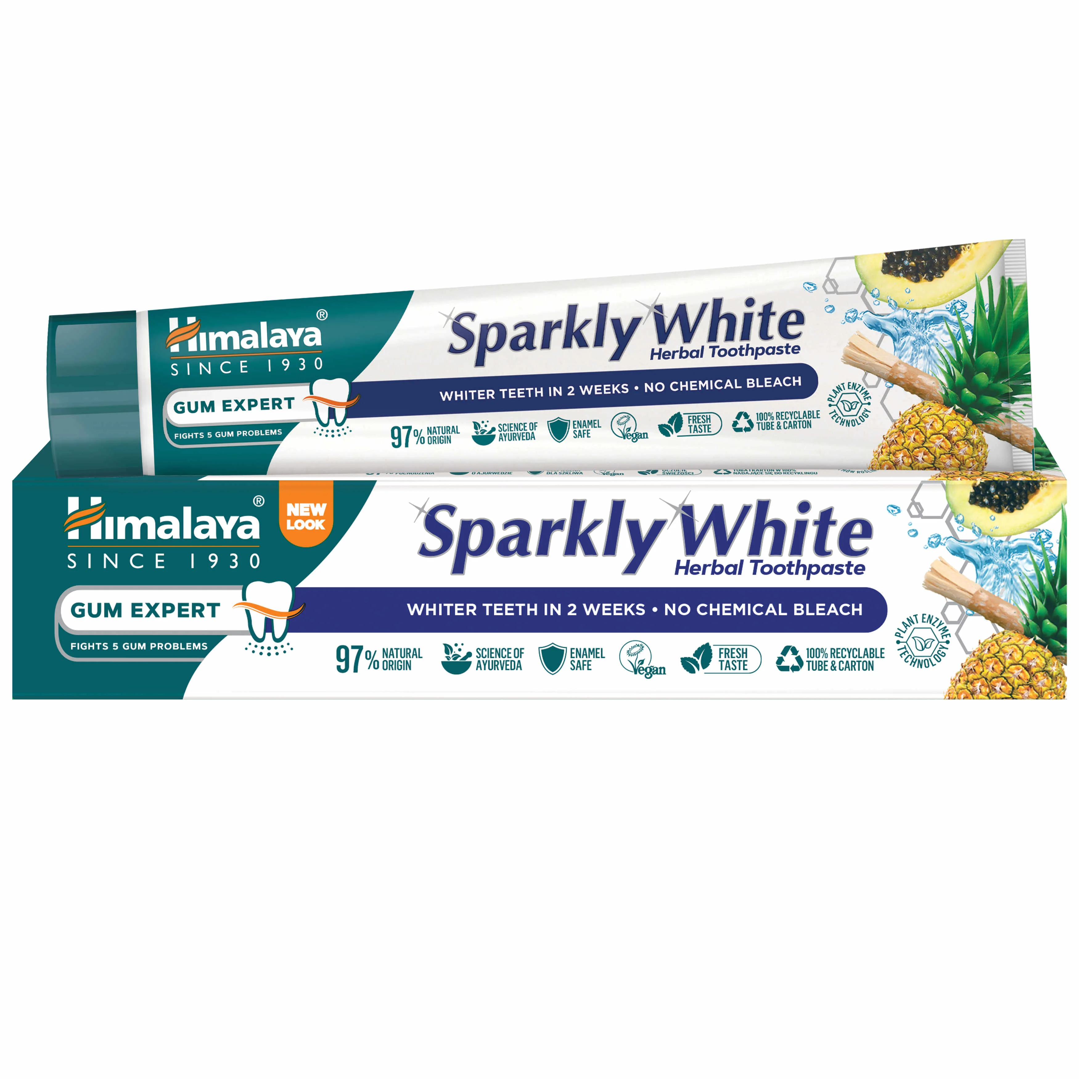 Himalaya Bieliaca bylinná zubná pasta 1×75 ml, zubná pasta