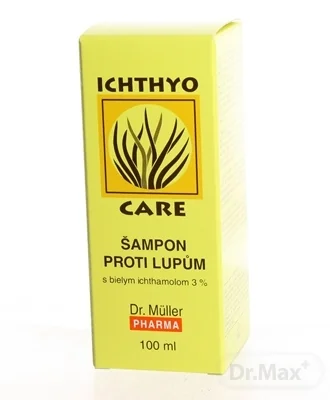 Dr. Müller IchthyoCare ŠAMPÓN 3% ICHT. 1×100 ml, šampón proti lupinám