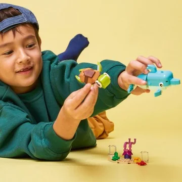 LEGO® Creator 31128 Delfín a korytnačka 1×1 ks, lego stavebnica