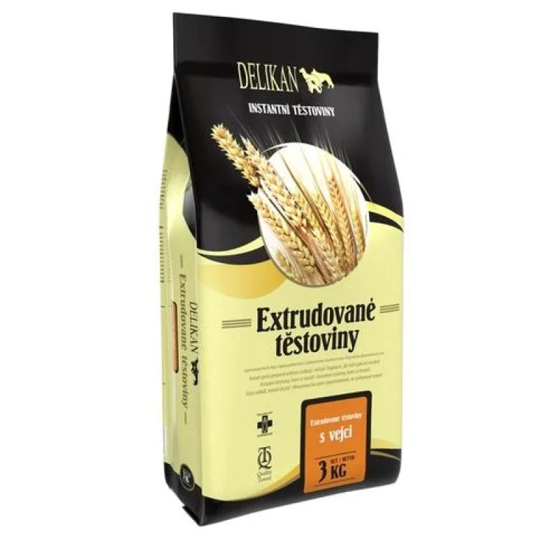 DELIKAN Instantné extrudované cestoviny s vajíčkami pre psy 3kg