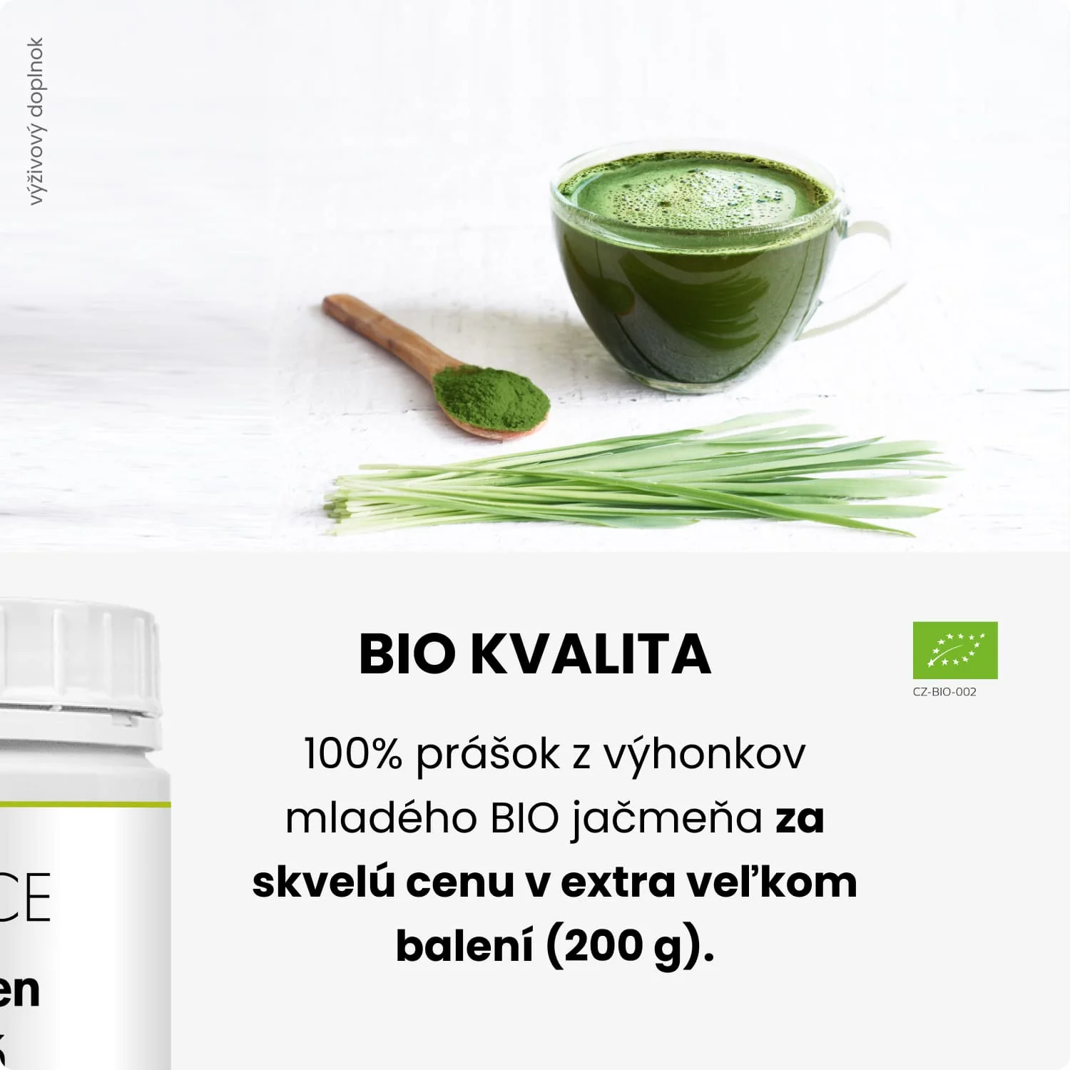 ADVANCE Jačmeň BIO 200 g 1×200 g, výživový doplnok